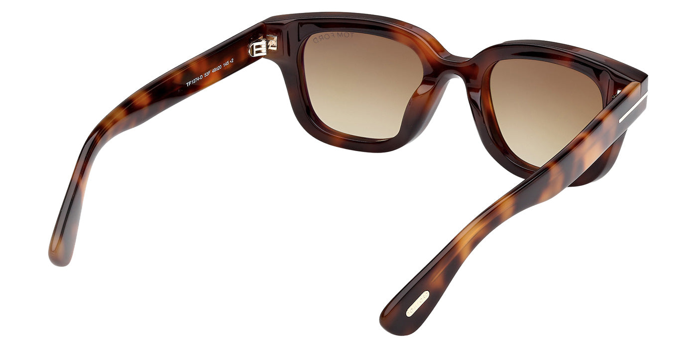 Tom Ford® FT1274-D Sunglasses - Blonde Havana/Gradient Brown