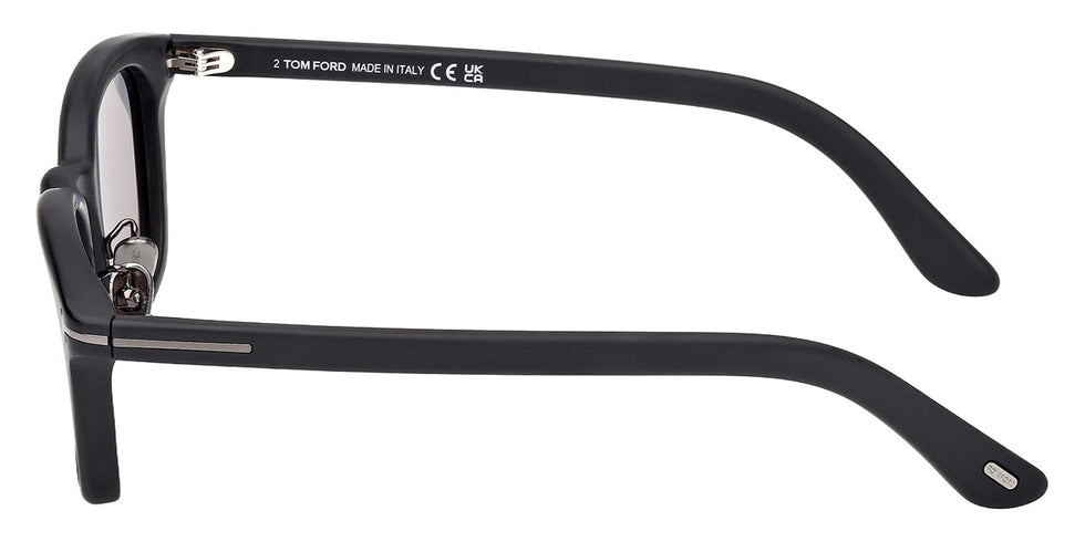 Tom Ford® FT1275-D-N Sunglasses - Shiny Black/Smoke