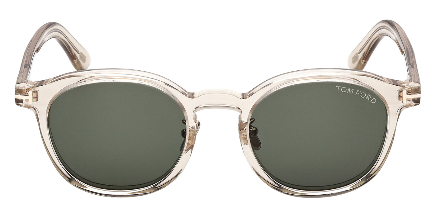 Tom Ford® FT1277-D Sunglasses - Shiny Light Brown/Green