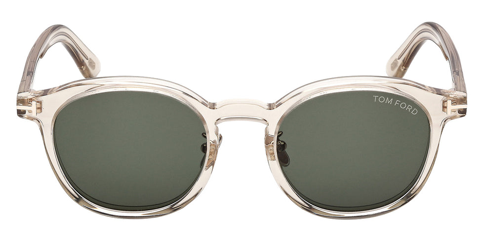 Tom Ford® FT1277-D Sunglasses - Shiny Light Brown/Green