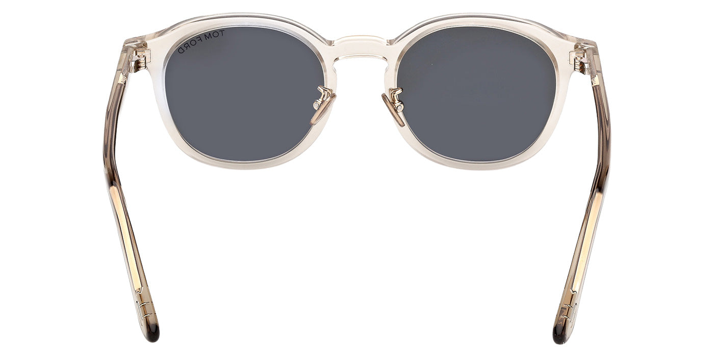 Tom Ford® FT1277-D Sunglasses - Shiny Light Brown/Green