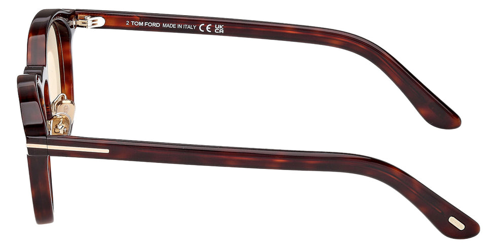 Tom Ford® FT1277-D Sunglasses - Red Havana/Brown