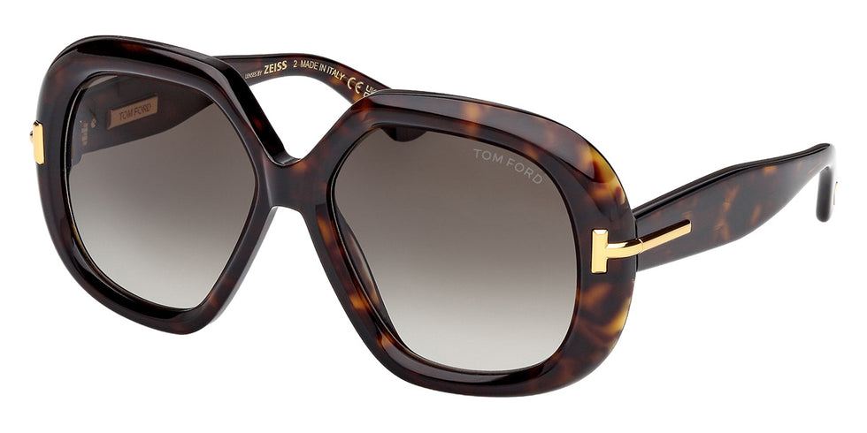 Tom Ford® FT1278 Sunglasses FT1278 52B 56 - 52B - Dark Havana/Dark Havana