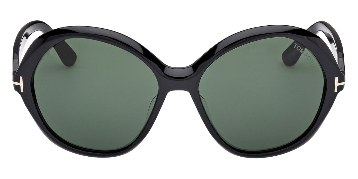 Tom Ford® FT1282 Sunglasses FT1282 01N 60 - 01N - Shiny Black/Shiny Black