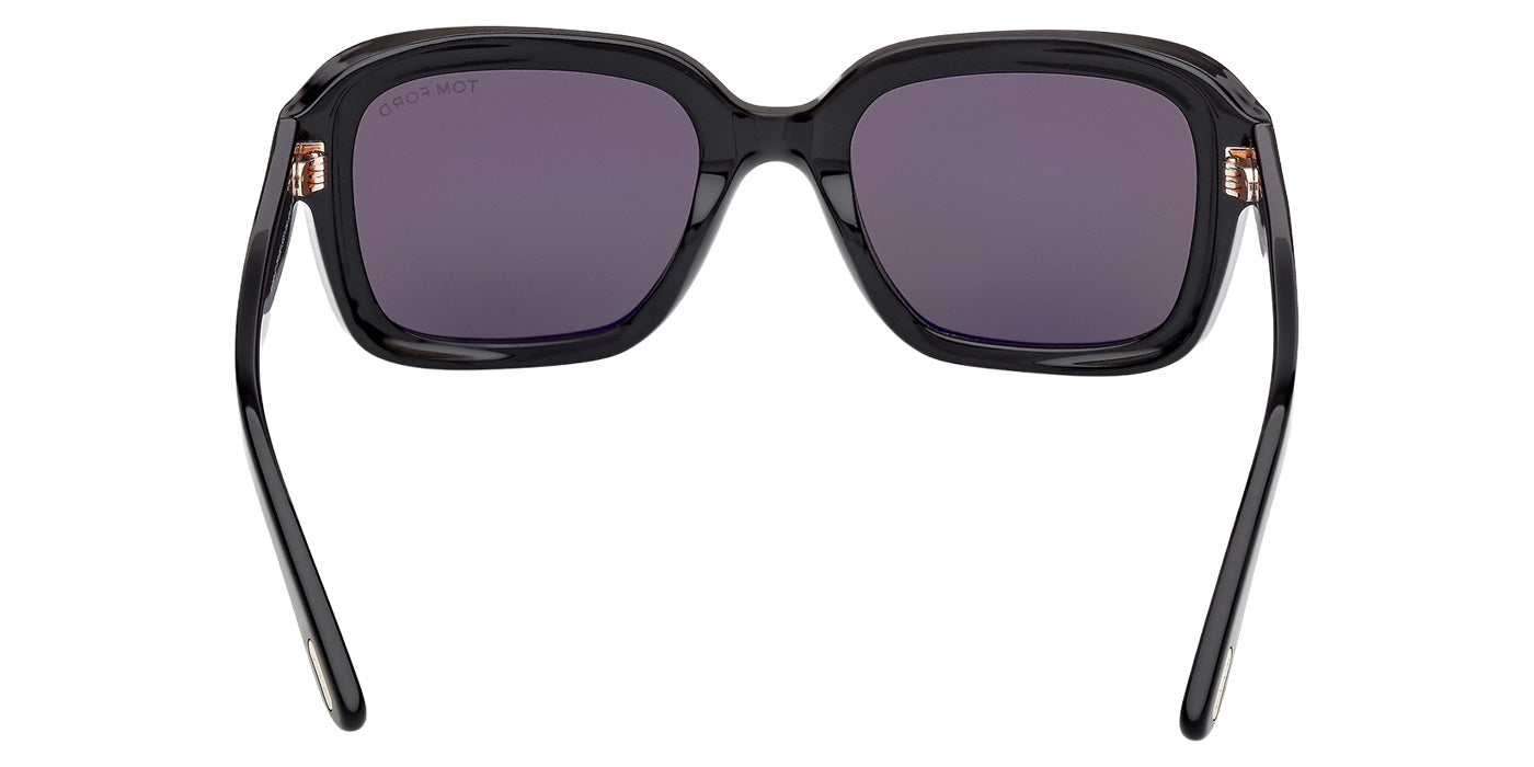 Tom Ford® FT1283 Sunglasses - Shiny Black/Smoke
