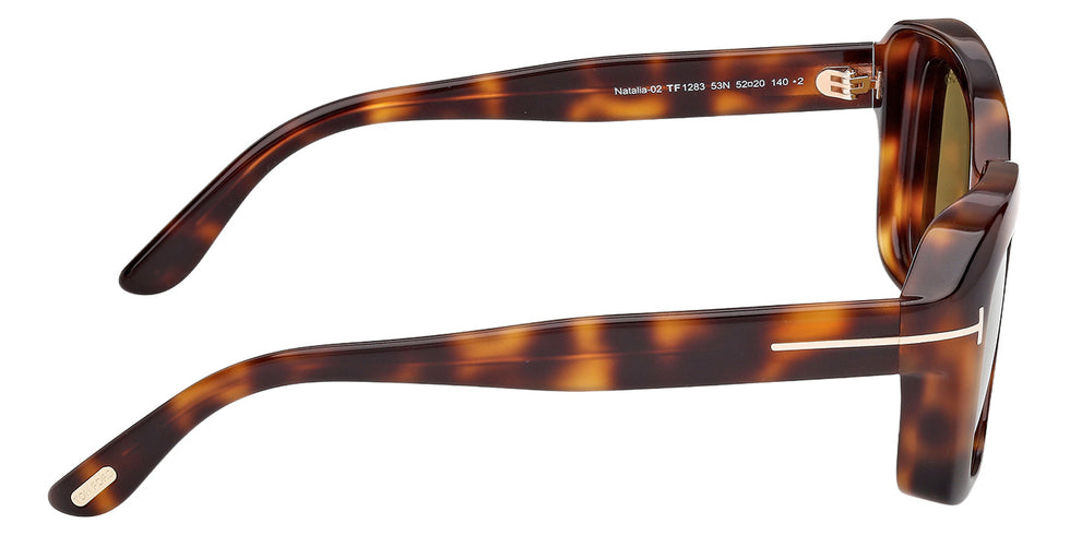 Tom Ford® FT1283 Sunglasses - Blonde Havana/Green