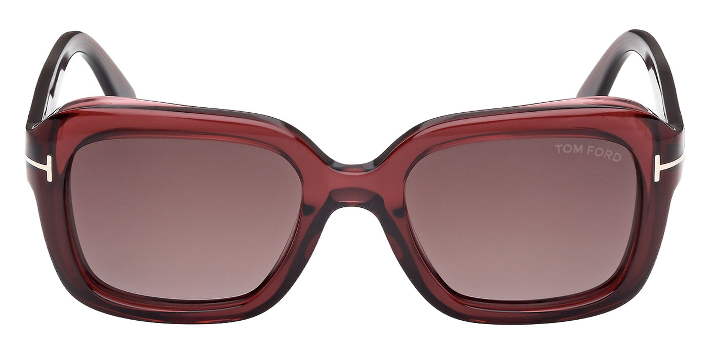 Tom Ford® FT1283 Sunglasses - Shiny Bordeaux/Gradient Bordeaux