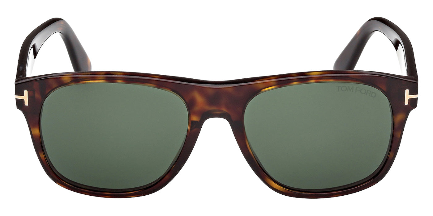 Tom Ford® FT1284 Sunglasses - Dark Havana/Green