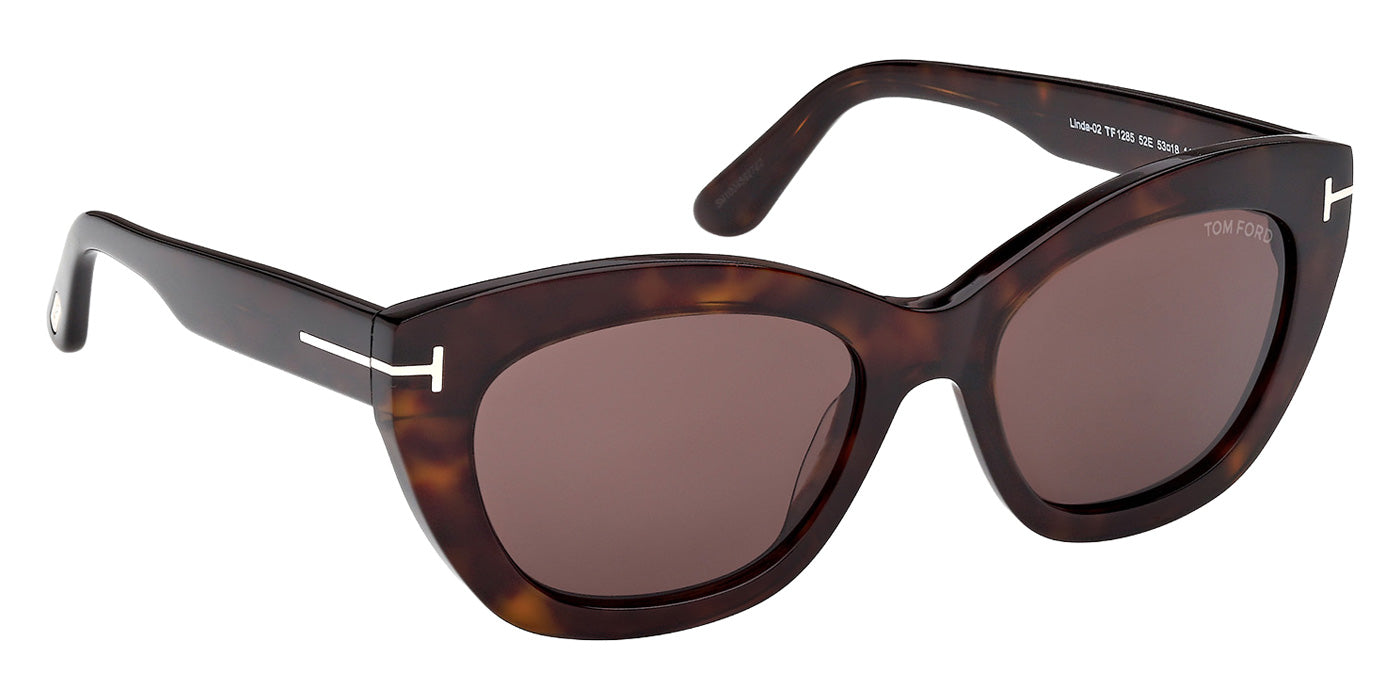 Tom Ford® FT1285 Sunglasses - Dark Havana/Brown