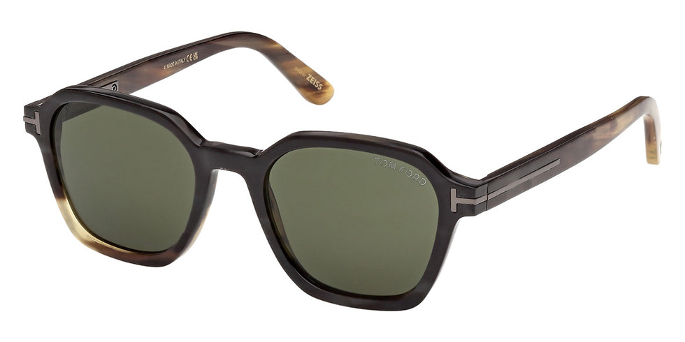 Tom Ford® FT1297-P Sunglasses FT1297-P 62N 50 - 62N - Brown Horn/Brown Horn