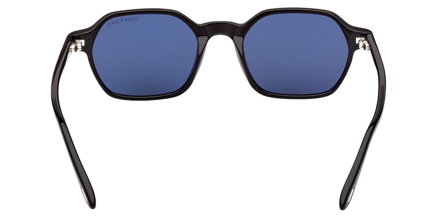 Tom Ford® FT1301 Sunglasses - Shiny Black/Blue