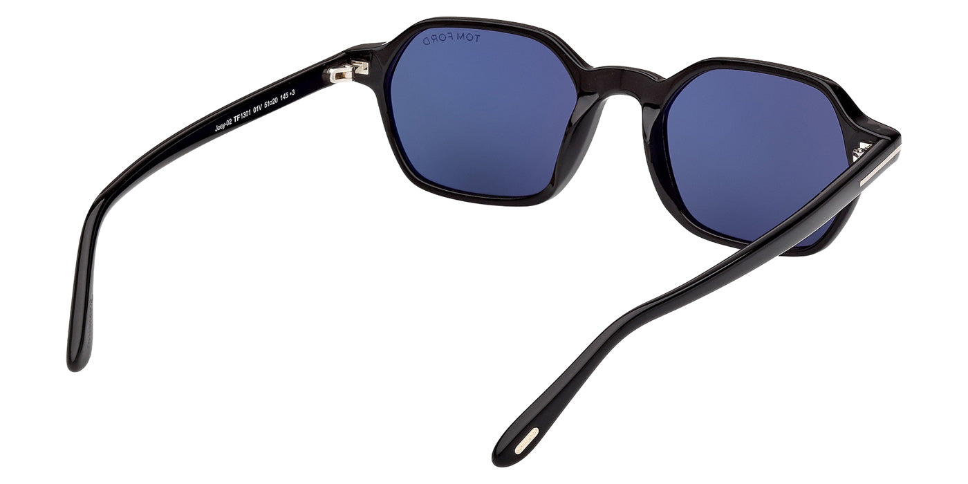Tom Ford® FT1301 Sunglasses - Shiny Black/Blue