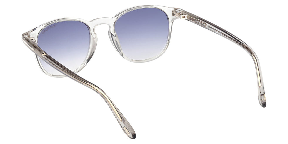 Tom Ford® FT1302 Sunglasses - Shiny Grey/Gradient Blue