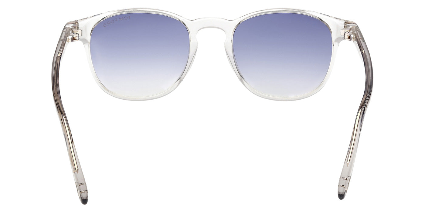 Tom Ford® FT1302 Sunglasses - Shiny Grey/Gradient Blue