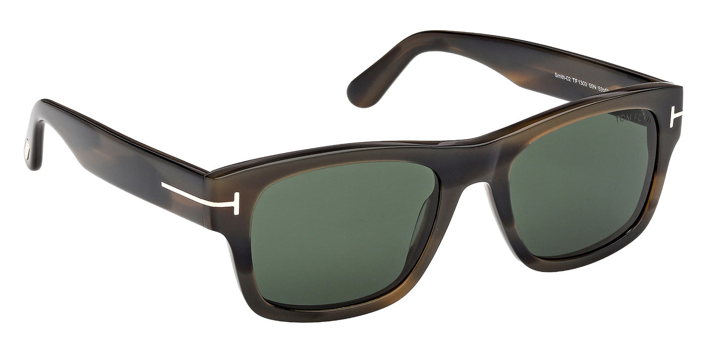 Tom Ford® FT1303 Sunglasses - Coloured Havana/Green