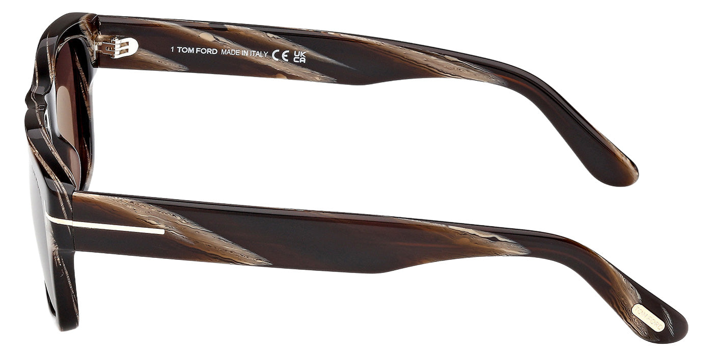 Tom Ford® FT1303 Sunglasses - Coloured Horn/Brown