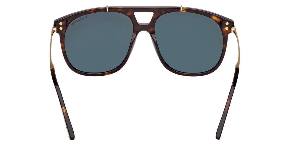 Tom Ford® FT1306 Sunglasses - Dark Havana/Green