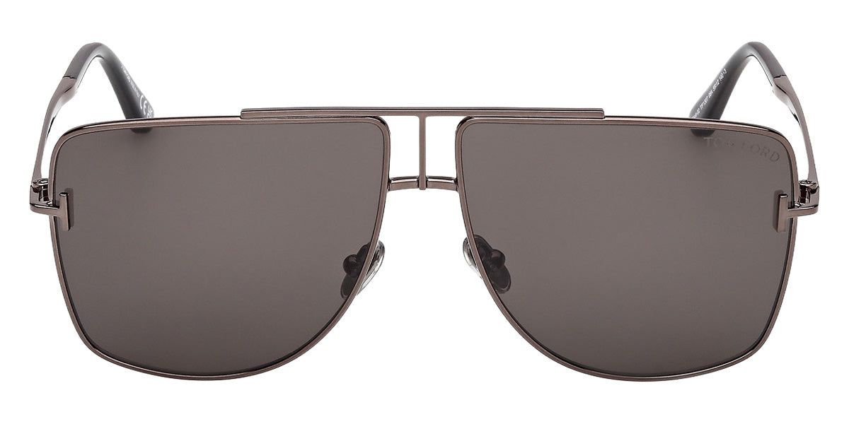 Tom Ford® FT1307 Sunglasses FT1307 08A 59 - 08A - Shiny Gunmetal/Shiny Gunmetal