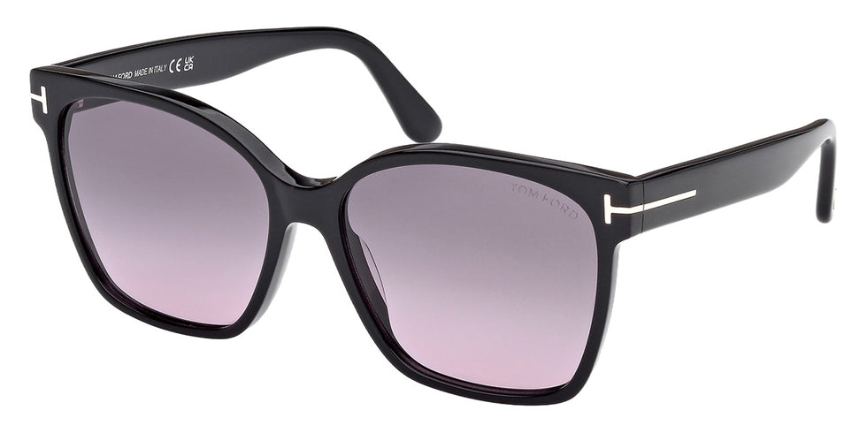Tom Ford® FT1312 Sunglasses FT1312 01B 56 - 01B - Shiny Black/Shiny Black