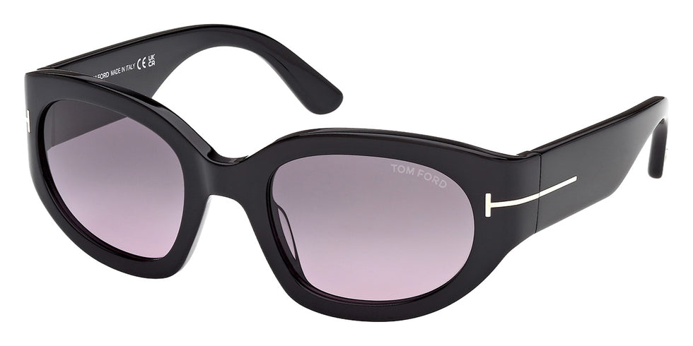 Tom Ford® FT1313 Sunglasses FT1313 01B 53 - 01B - Shiny Black/Shiny Black