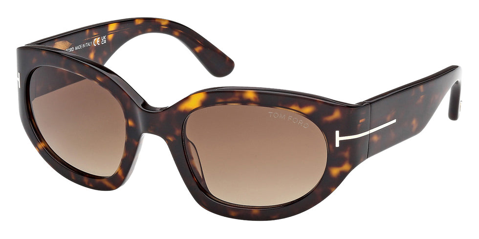 Tom Ford® FT1313 Sunglasses FT1313 52F 53 - 52F - Dark Havana/Dark Havana