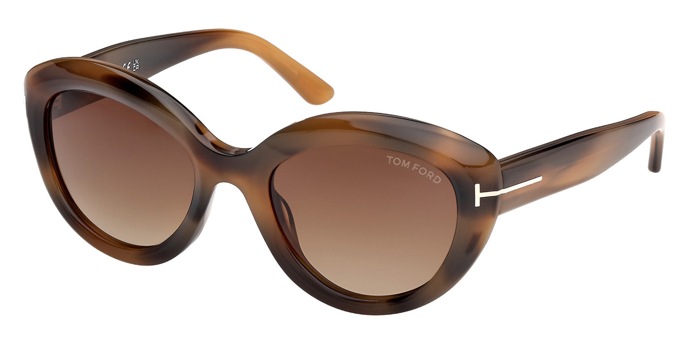 Tom Ford® FT1316 Sunglasses - Coloured Havana/Gradient Brown
