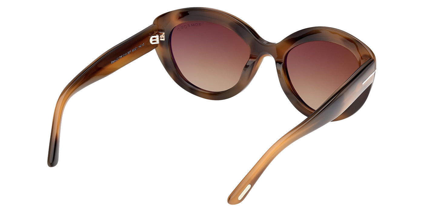 Tom Ford® FT1316 Sunglasses - Coloured Havana/Gradient Brown