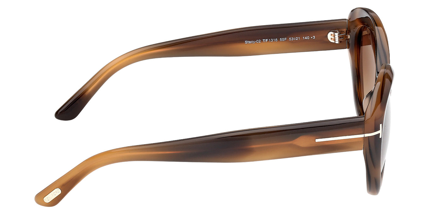Tom Ford® FT1316 Sunglasses - Coloured Havana/Gradient Brown