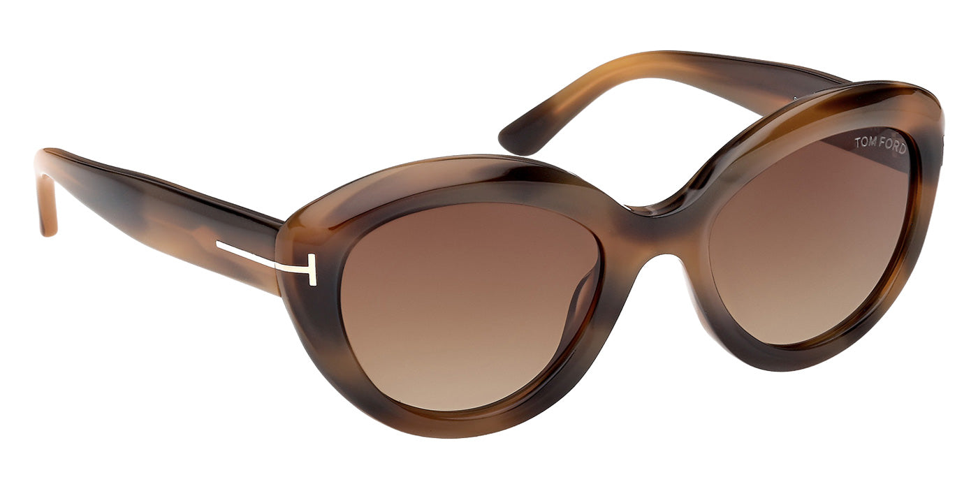 Tom Ford® FT1316 Sunglasses - Coloured Havana/Gradient Brown
