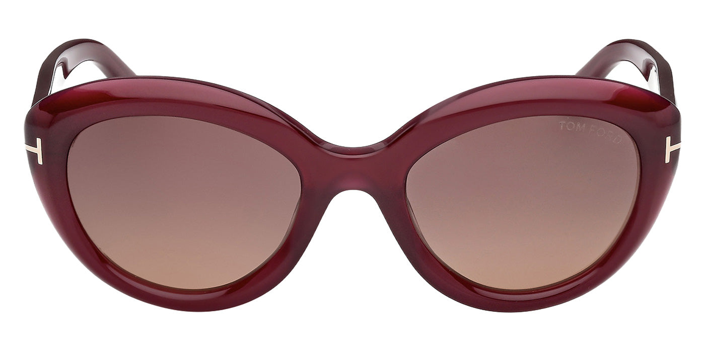 Tom Ford® FT1316 Sunglasses - Shiny Violet/Gradient or Mirrored Violet