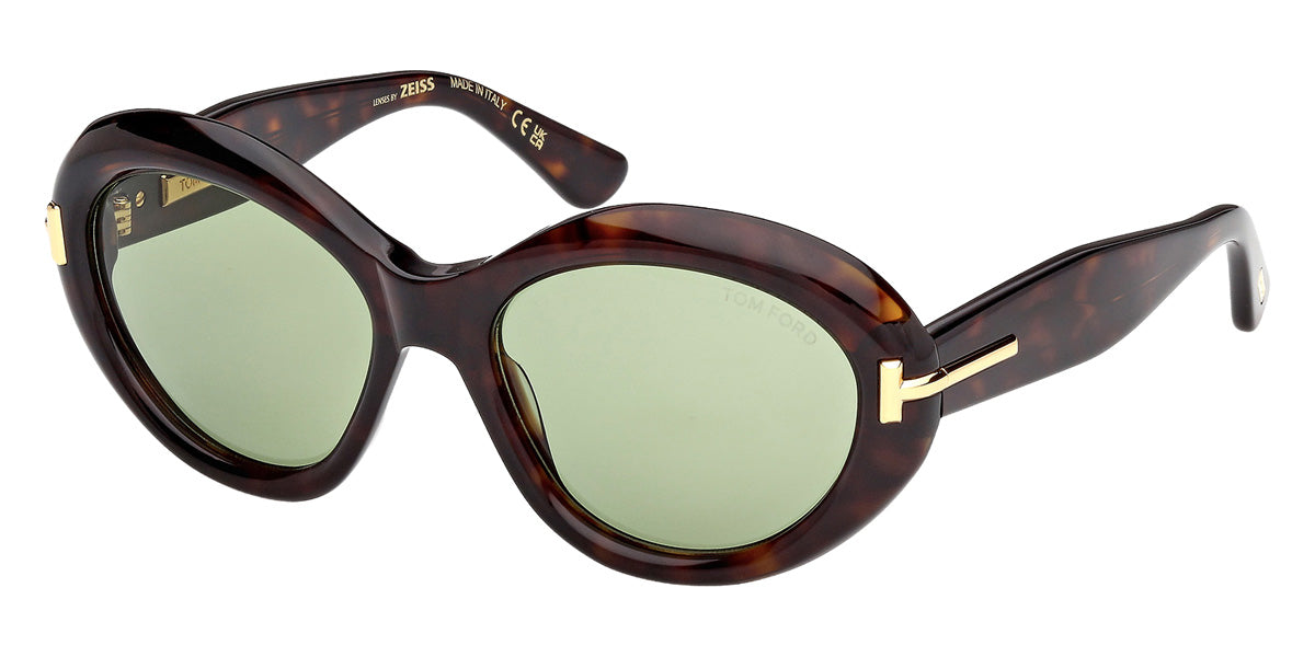 Tom Ford® FT1328 Sunglasses FT1328 52N 55 - 52N - Dark Havana/Dark Havana