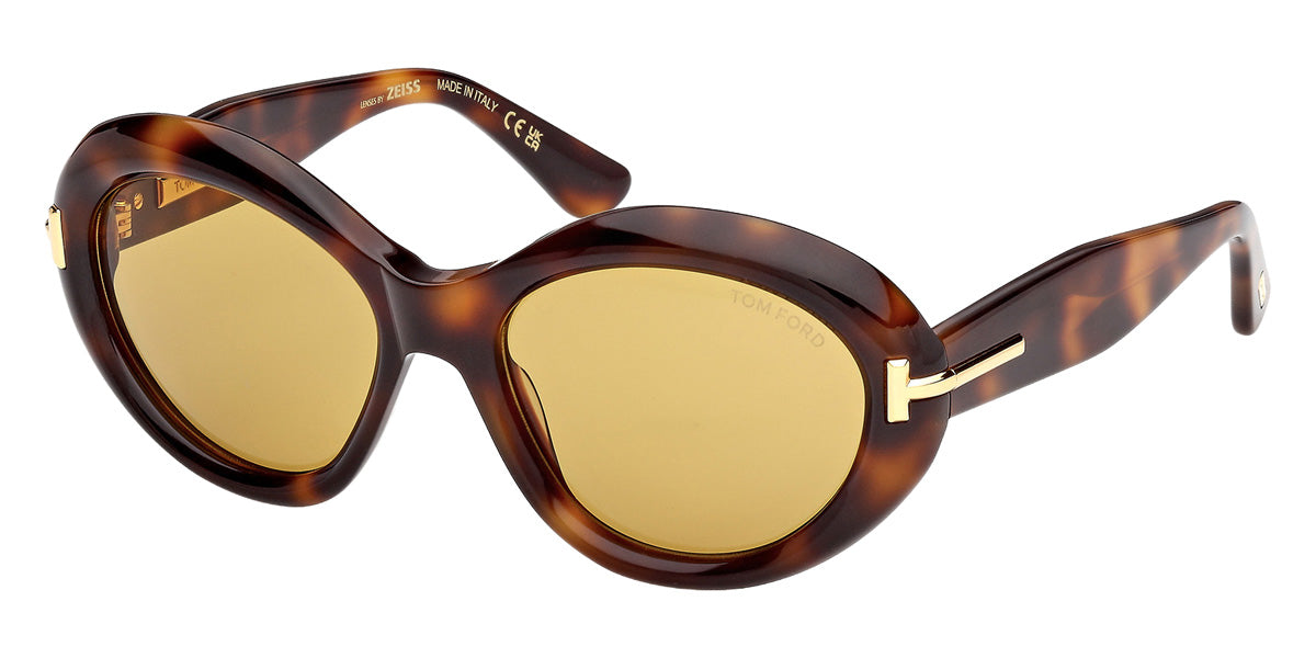 Tom Ford® FT1328 Sunglasses FT1328 53E 55 - 53E - Blonde Havana/Blonde Havana