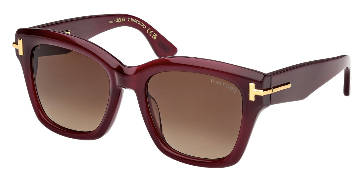 Tom Ford® FT1329-F Sunglasses FT1329-F 81F 55 - 81F - Shiny Violet/Shiny Violet