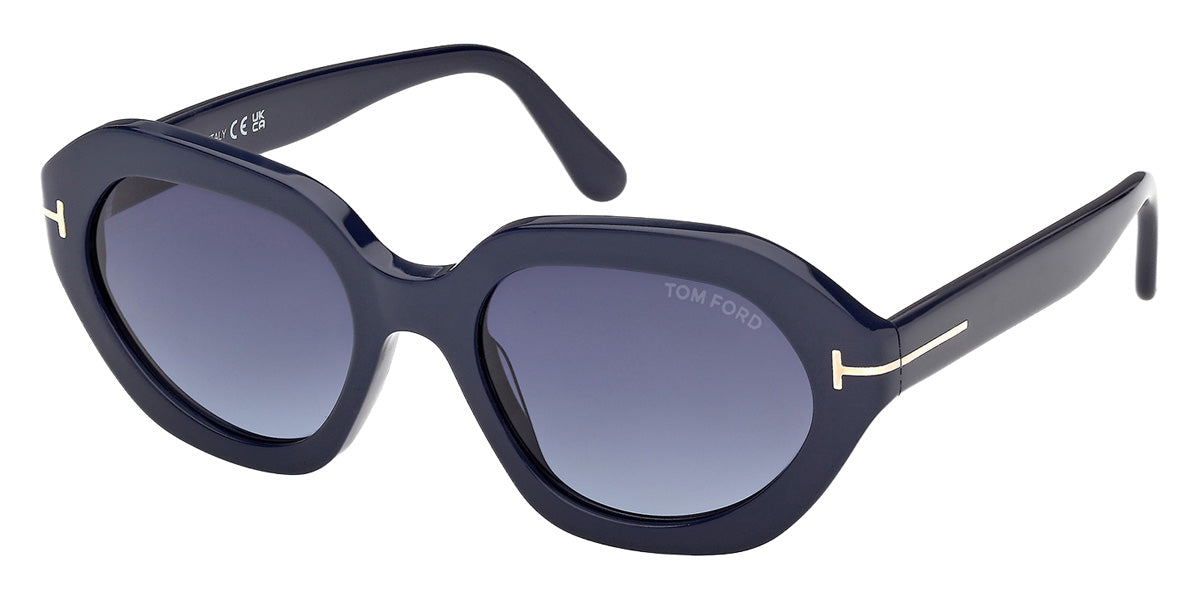 Tom Ford® FT1341 Sunglasses FT1341 90W 53 - 90W - Shiny Blue/Shiny Blue