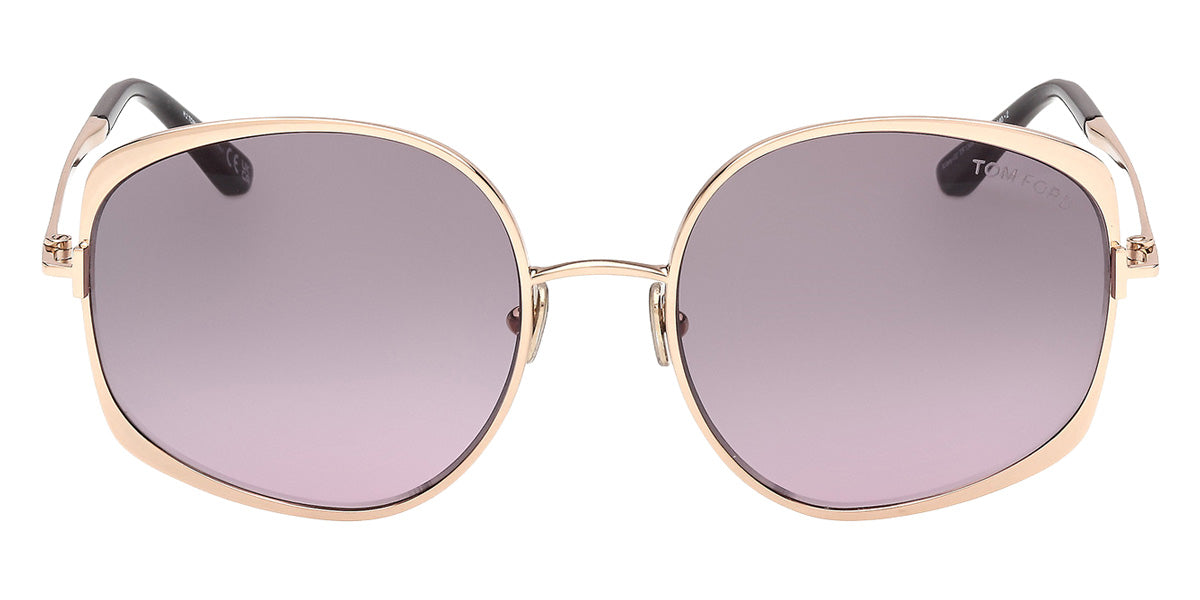 Tom Ford® FT1349 Sunglasses FT1349 28B 58 - 28B - Shiny Rose Gold/Shiny Rose Gold
