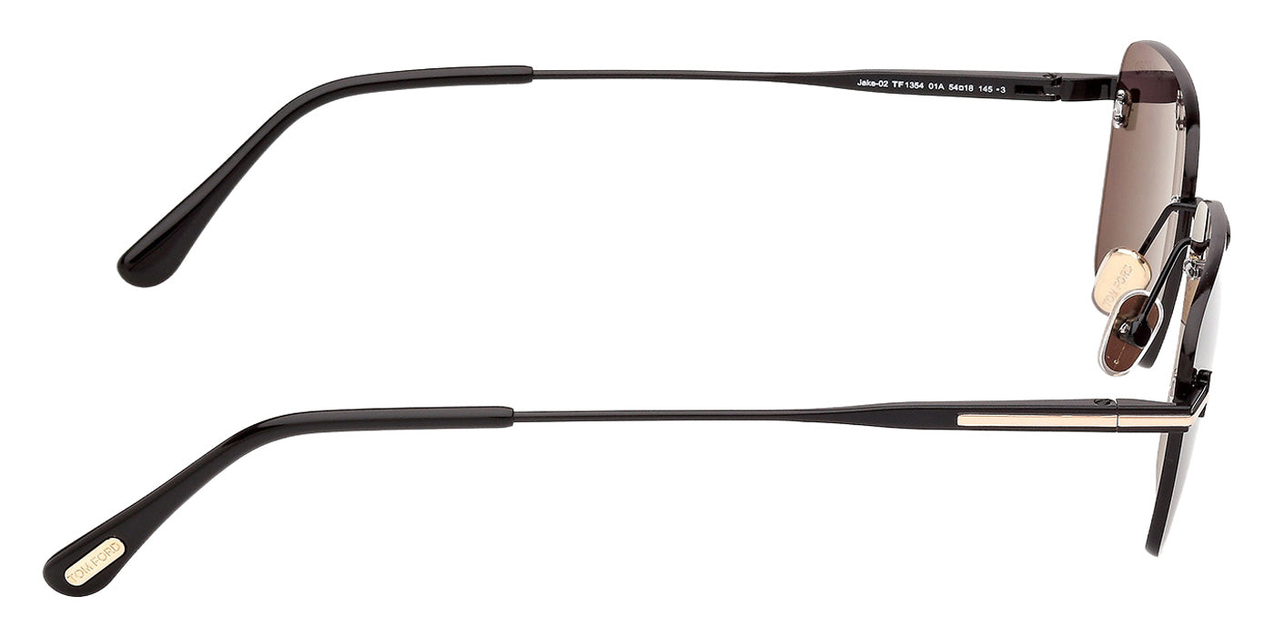 Tom Ford® FT1354 Sunglasses - Shiny Black/Smoke