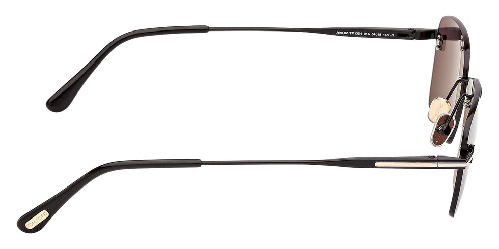 Tom Ford® FT1354 Sunglasses - Shiny Black/Smoke