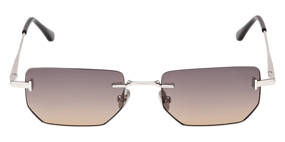 Tom Ford® FT1355 Sunglasses - Shiny Palladium/Gradient Smoke
