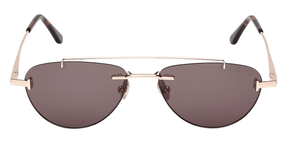 Tom Ford® FT1356 Sunglasses FT1356 28A 55 - 28A - Shiny Rose Gold/Shiny Rose Gold