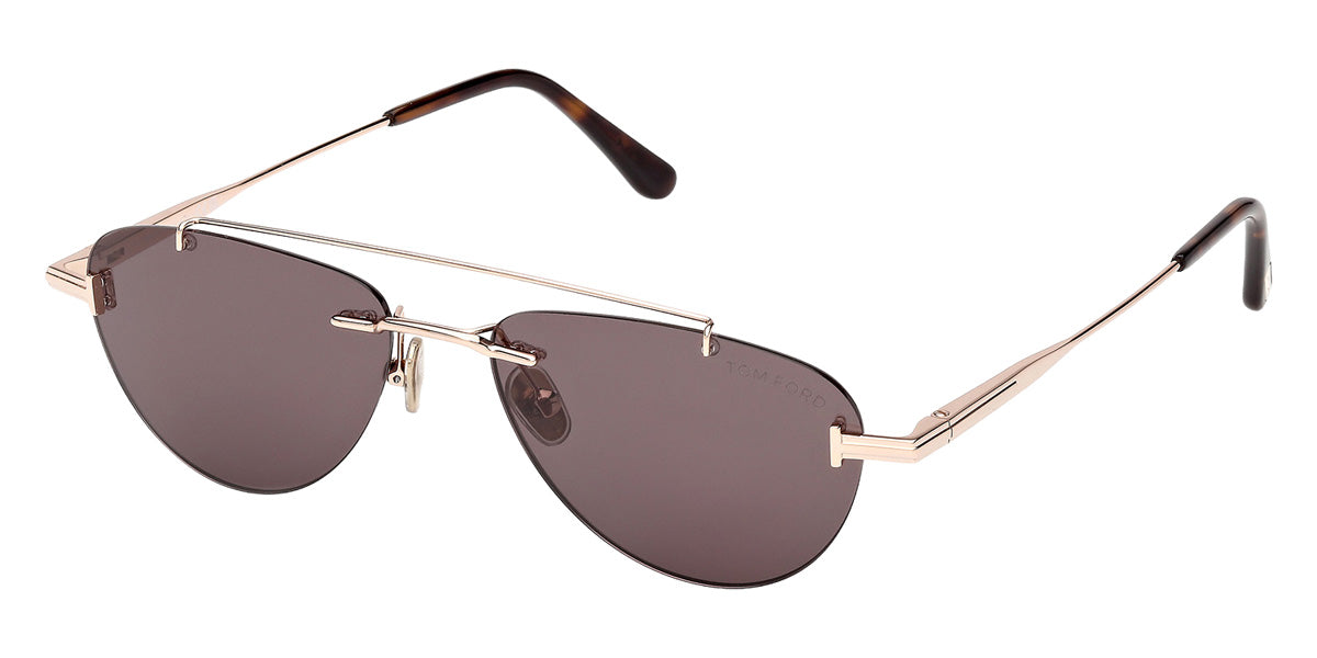 Tom Ford® FT1356 Sunglasses FT1356 28A 55 - 28A - Shiny Rose Gold/Shiny Rose Gold