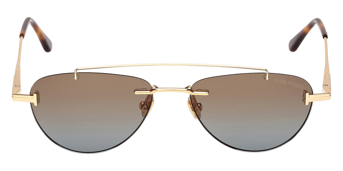 Tom Ford® FT1356 Sunglasses FT1356 30F 55 - 30F - Shiny Deep Gold/Shiny Deep Gold