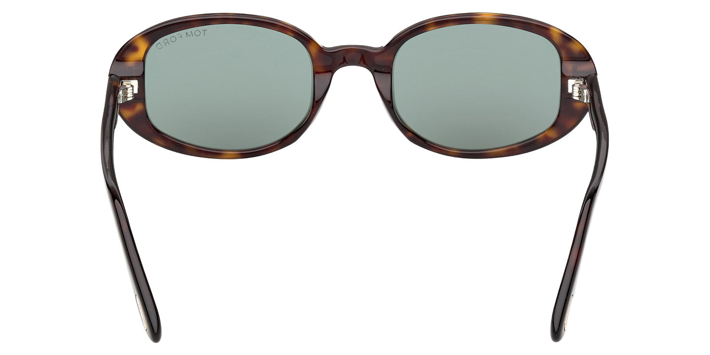 Tom Ford® FT1364 Sunglasses - Dark Havana/Green
