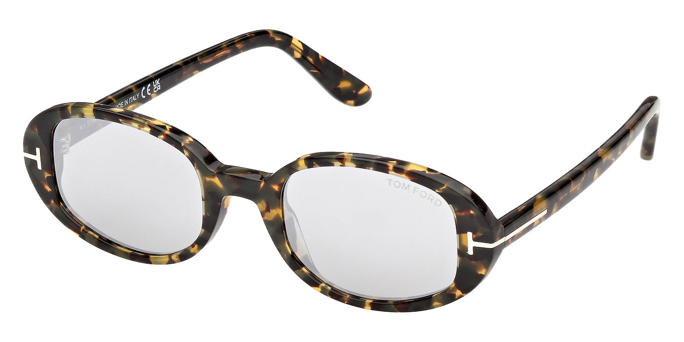 Tom Ford® FT1364 Sunglasses - Coloured Havana/Smoke Mirrored