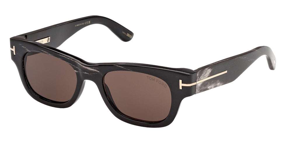 Tom Ford® FT1373-P Sunglasses FT1373-P 63E 50 - 63E - Black Horn/Black Horn