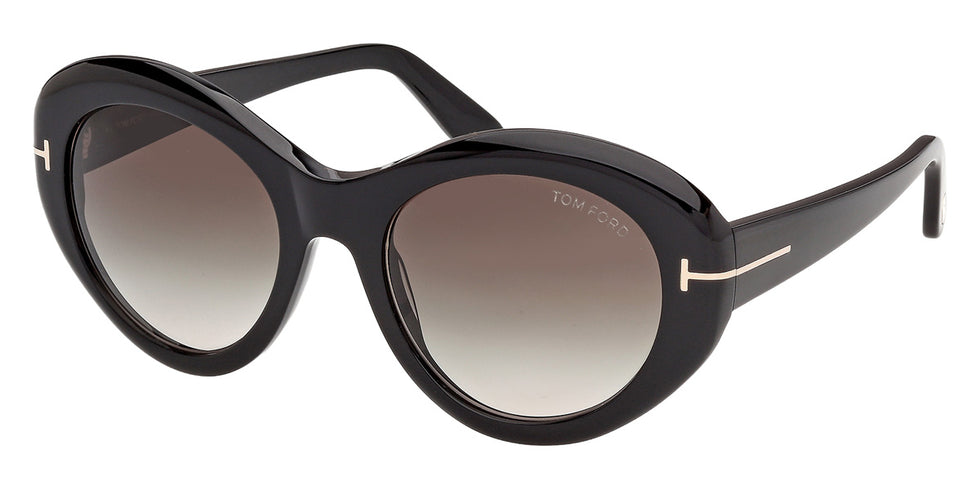 Tom Ford® FT1423 Sunglasses FT1423 01B 54 - 01B - Shiny Black/Shiny Black