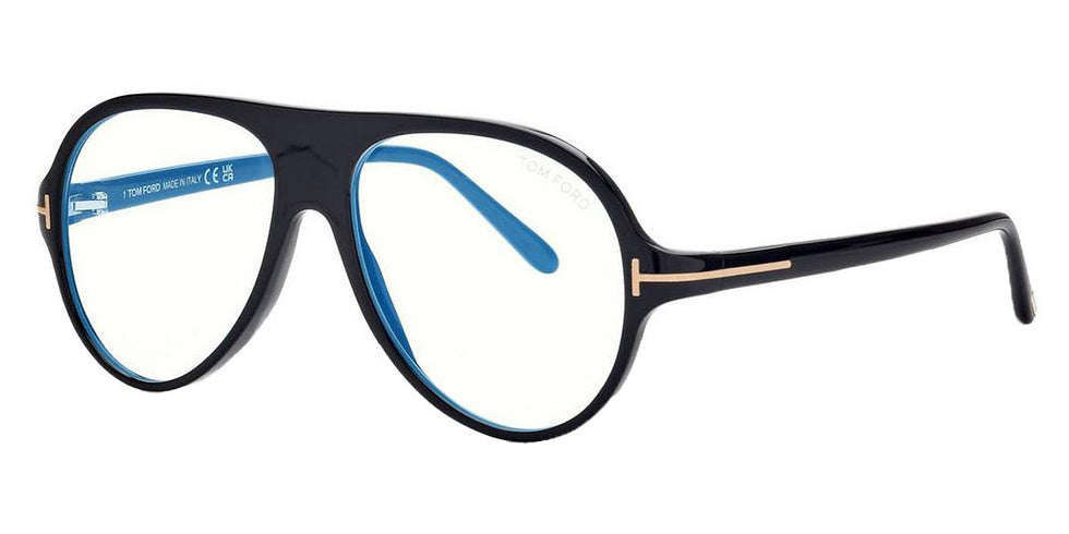 Tom Ford® FT5012-B FT5012-B 001 53 - 001 - Shiny Black / Shiny Black Eyeglasses