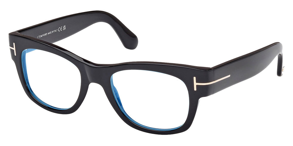 Tom Ford® FT5040-B FT5040-B 001 53 - 001 - Shiny Black / Shiny Black Eyeglasses