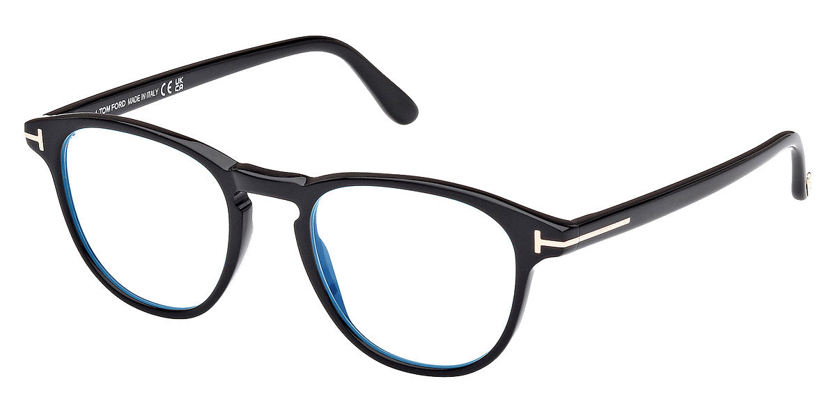 Tom Ford® FT5899-B FT5899-B 001 48 - 001 - Shiny Black / Shiny Black Eyeglasses
