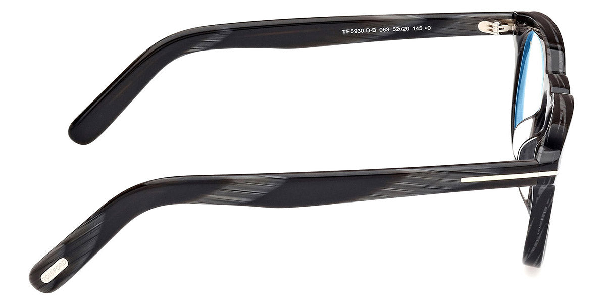 Tom Ford® FT5930-D-B FT5930-D-B 063 52 - 063 - Black Horn / Black Horn Eyeglasses