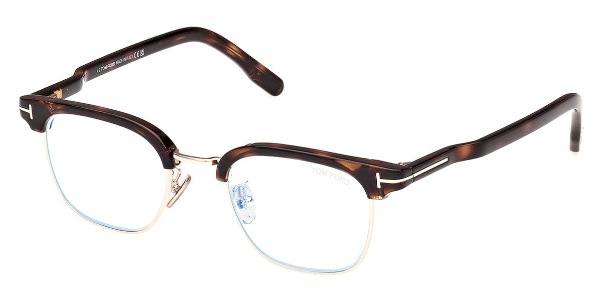 Tom Ford® FT5932-D-B FT5932-D-B 052 47 - 052 - Dark Havana / Dark Havana Eyeglasses